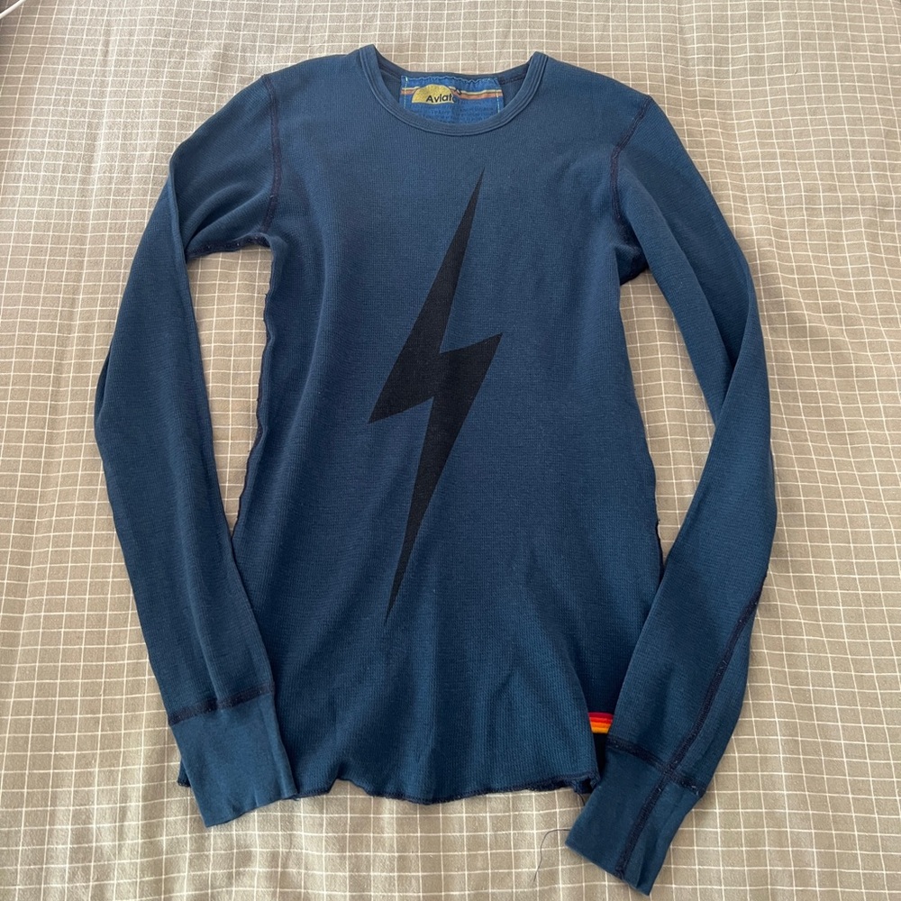 Aviator Nation Bolt Thermal - Navy XS
